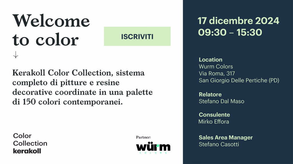 17 dicembre 2024 - Welcom to Color